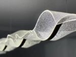 Wave Gold Linear LED Pendant Light | Sculptural Lighting - Image 5