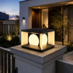 Modern Square Outdoor Pillar Light for Villa Gates and Garden Walls - Image 2