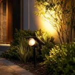 10W Solar Landscape Spotlight Outdoor LED Ground Stake Light - Image 3