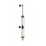 Vertical LED Wall Light | Cylindrical Acrylic Sconce