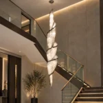 Modern Spiral Crystal Pendant Light | LED Helix Chandelier - Image 3