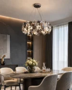 Luxury Crystal Ring Chandelier | Modern Pendant Light - Image 5