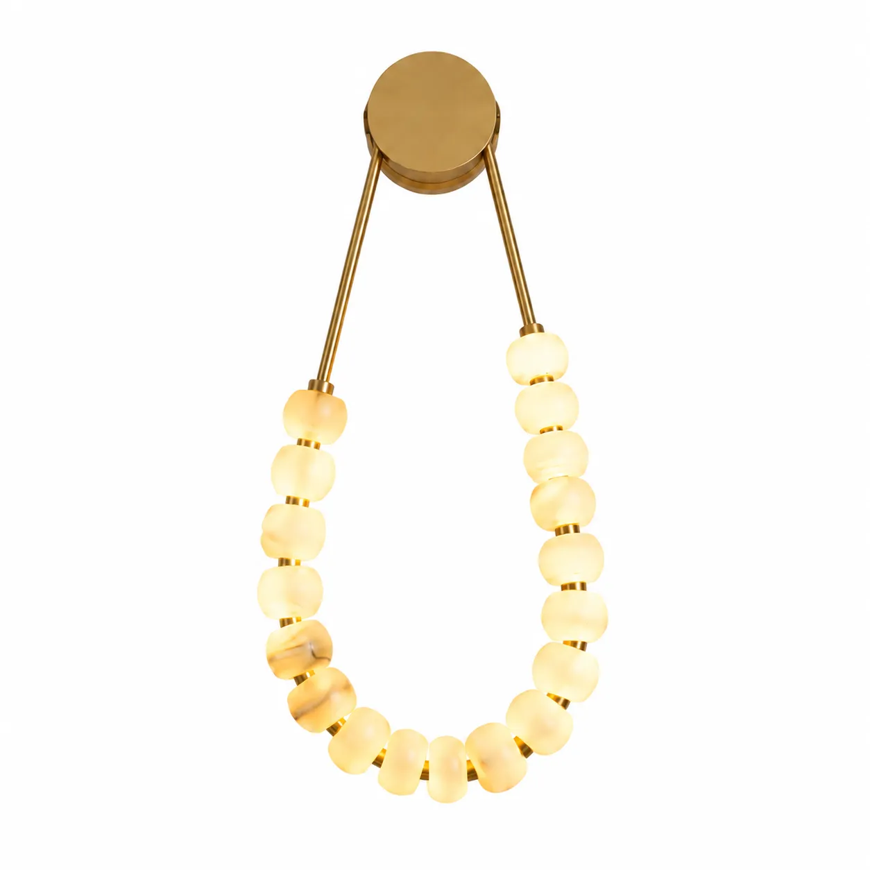 1fd0ddda7286abd41614937252c731ab_11zon Luxury Brass Jade LED Wall Light | Decorative Sconce - Image 1