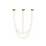 Frosted Glass Bead Chandelier | Modern LED Pendant Light