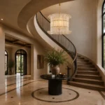 Luxury Scalloped Glass Chandelier | Crystal Pendant Light - Image 5