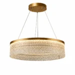 Modern Crystal Ring Chandelier | Luxury LED Pendant Light