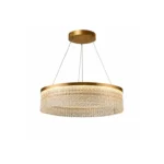 Modern Crystal Ring Chandelier | Luxury LED Pendant Light