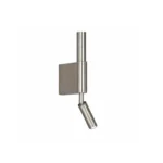 Modern Adjustable LED Wall Light | Brushed Nickel Sconce