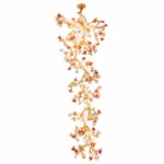 Floral Spiral Chandelier | Luxury Copper Vine Pendant Light