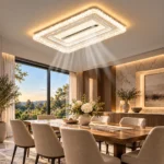 Crystal Rectangle LED Ceiling Light | Smart Dimmable Design - Image 2