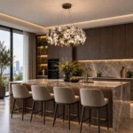 Luxury Crystal Ring Chandelier | Modern Pendant Light - Image 4