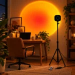 RGB Sunset Projection Lamp with Remote Control & Tripod - Image 4