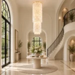 Luxury Capiz Shell Chandelier | Vertical Pendant Light - Image 4