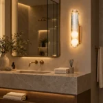 Luxury Gold LED Wall Light | Double Globe Wall Sconce - Image 3