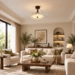 42-Inch Crystal LED Ceiling Fan Light | Hidden Blade Design - Image 4