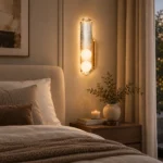 Luxury Gold LED Wall Light | Double Globe Wall Sconce - Image 2