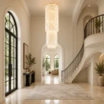 Luxury Capiz Shell Chandelier | Vertical Pendant Light - Image 5