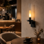 Modern LED Glass Tube Wall Light | Cylinder Wall Sconce - Image 3