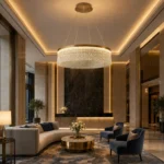 Modern Crystal Ring Chandelier | Luxury LED Pendant Light - Image 2