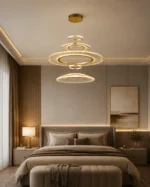 Modern Art Glass LED Pendant Light | Ring Chandelier - Image 5