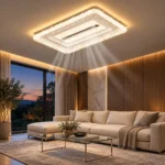 Crystal Rectangle LED Ceiling Light | Smart Dimmable Design - Image 4