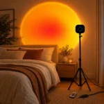 RGB Sunset Projection Lamp with Remote Control & Tripod - Image 5