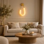 Luxury Brass Jade LED Wall Light | Decorative Sconce - Image 4
