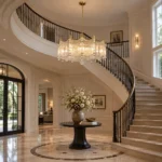 Luxury Glass Fringe Crystal Chandelier | Copper Pendant Light - Image 5