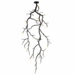 Vertical Branch Chandelier | Ceramic Flower Pendant Light