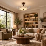 42-Inch Crystal LED Ceiling Fan Light | Hidden Blade Design - Image 2