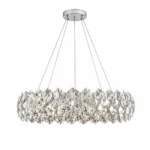 Luxury Crystal Ring Chandelier | Modern Pendant Light