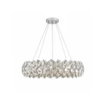 Luxury Crystal Ring Chandelier | Modern Pendant Light