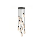Luxury Alabaster Staircase Chandelier | Stone Pendant Light
