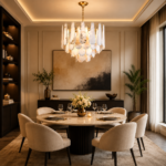 Luxury Alabaster Teardrop Chandelier | Brass Pendant Light - Image 2