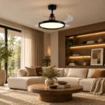Smart Retractable Blade LED Ceiling Fan Light | 42-Inch Modern Design - Image 3