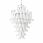White Cloud Glass Chandelier | Luxury Glass Pendant Light