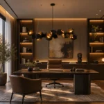 Black Gold Geometric Pendant Light | Polygon Chandelier - Image 5