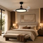 Smart Retractable Blade LED Ceiling Fan Light | 42-Inch Modern Design - Image 4