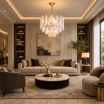 Luxury Alabaster Teardrop Chandelier | Brass Pendant Light - Image 3