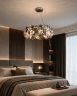 Luxury Crystal Ring Chandelier | Modern Pendant Light - Image 2