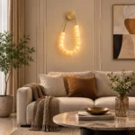 Luxury Brass Jade LED Wall Light | Decorative Sconce - Image 2