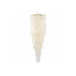 Luxury Natural Shell Chandelier | Gold Pendant Light