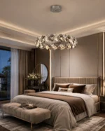 Luxury Crystal Ring LED Pendant Light | Halo Chandelier - Image 2