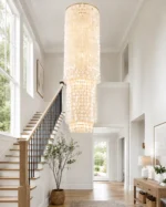 Luxury Capiz Shell Chandelier | Vertical Pendant Light - Image 2
