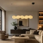 Silk Origami Linear Pendant Light | Wabi-Sabi LED Lighting - Image 7