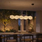 Silk Origami Linear Pendant Light | Wabi-Sabi LED Lighting - Image 6