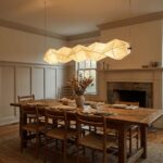 Silk Origami Linear Pendant Light | Wabi-Sabi LED Lighting - Image 3