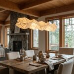 Silk Origami Linear Pendant Light | Wabi-Sabi LED Lighting - Image 2