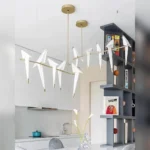 Origami Bird LED Linear Pendant Light | Modern Designer Lighting - Image 5