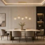 Wave Crystal Brass Linear Pendant Light | Luxury Crystal Lighting - Image 8